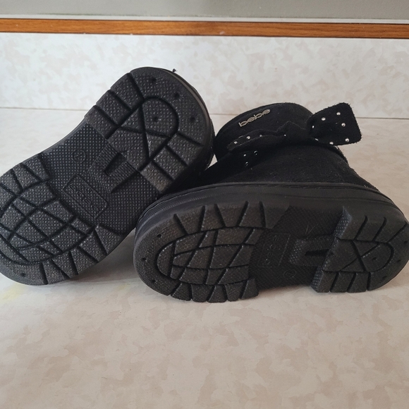 Bebe Toddler Black Boots size 7 - Picture 5 of 5